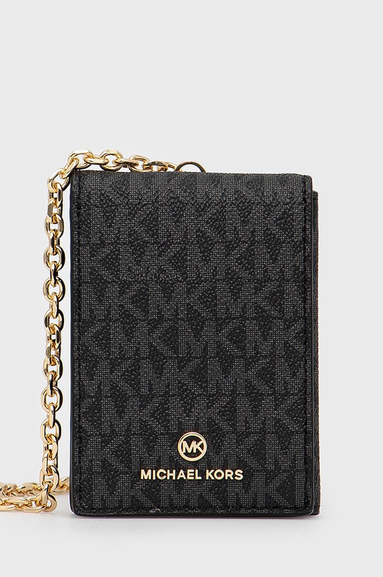 MICHAEL Michael Kors portfel 34T2GT9D0B imitacja skóry licowej czarny 34T2GT9D0B