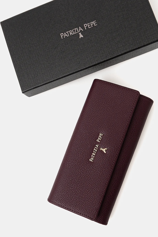 Patrizia Pepe portofel de piele violet CQ0215.L001