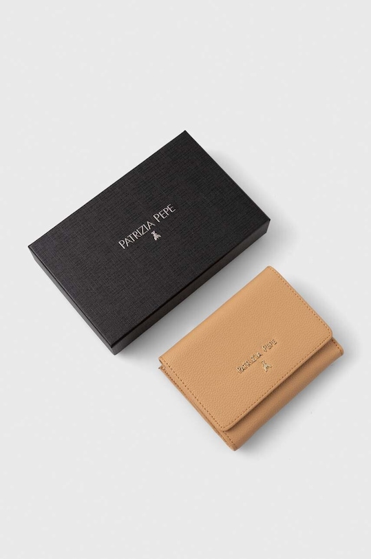 Doplňky Kožená peněženka Patrizia Pepe CQ7081.L001 béžová