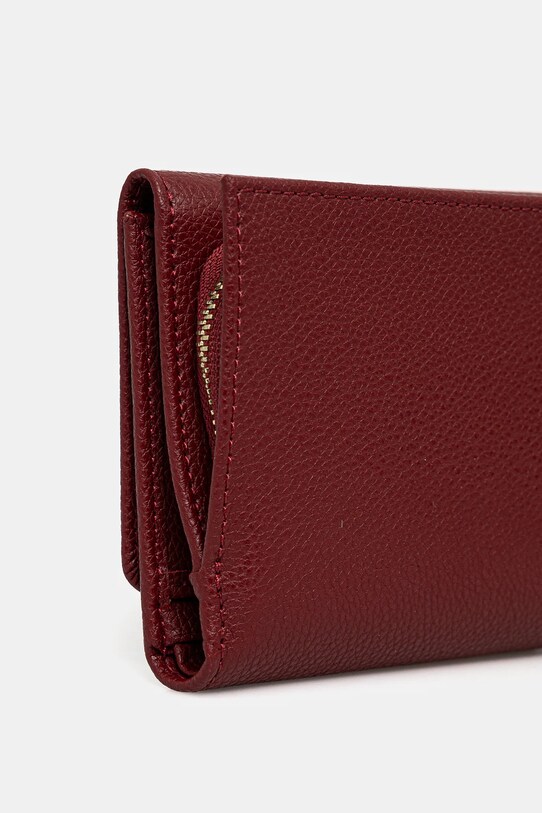 Kožená peňaženka Patrizia Pepe CQ7081.L001 burgundské AW24