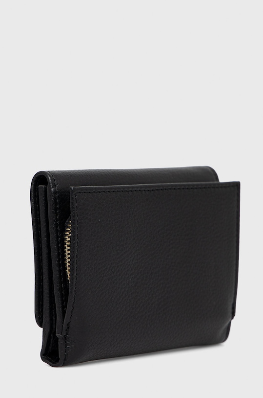 Шкіряний гаманець Patrizia Pepe CQ7081.L001 чорний SS25