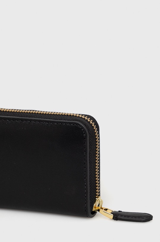 Kožená peňaženka Lauren Ralph Lauren 432876729003 čierna AW22