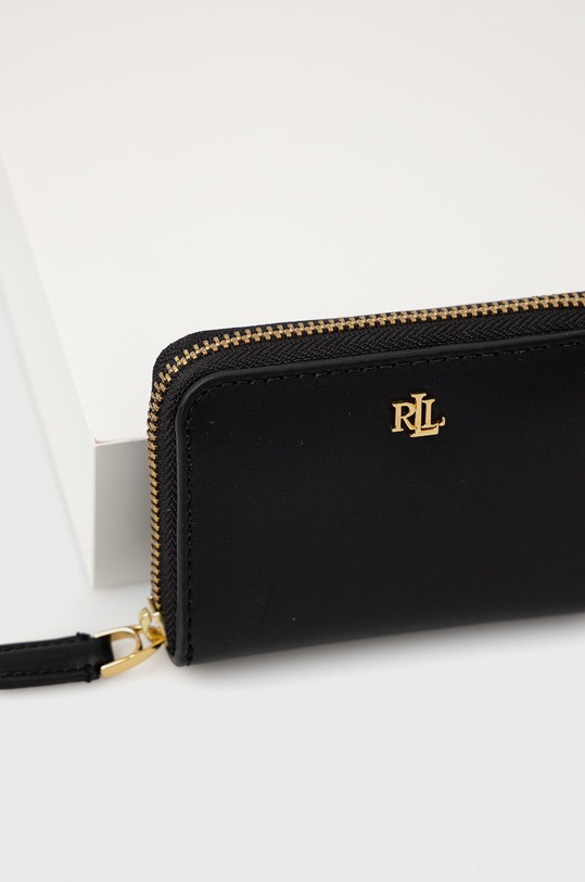 Doplnky Kožená peňaženka Lauren Ralph Lauren 432876729003 čierna