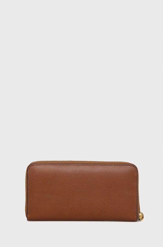 Lauren Ralph Lauren portofel de piele 432876730004 maro AW22