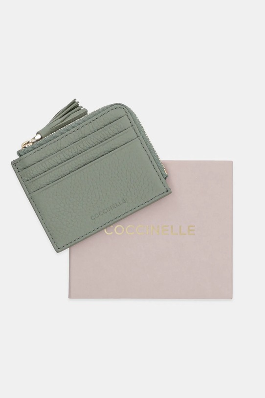 Kožená peněženka Coccinelle zelená E2.MU0.12.89.01