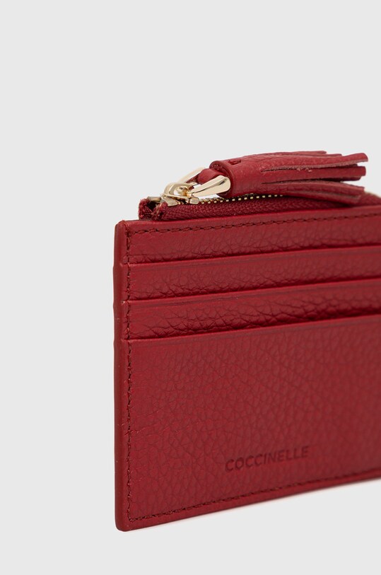 Coccinelle portofel de piele E2.MU0.12.89.01 burgundia AW24
