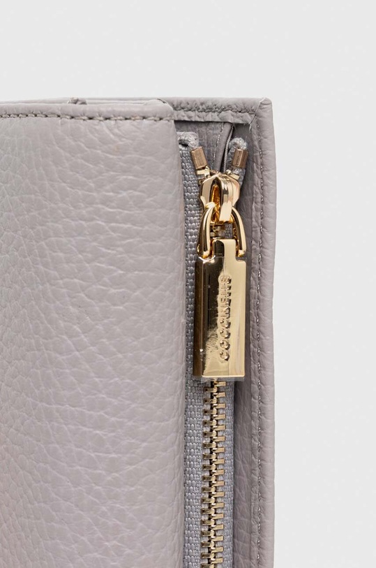 Akcesoria Coccinelle portfel skórzany E2.MW5.11.66.01 szary