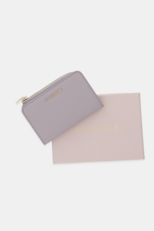 Coccinelle portfel skórzany E2.MW5.17.01.01 szary