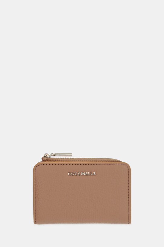 Coccinelle portafoglio in pelle pelle fiore beige E2.MW5.17.01.01