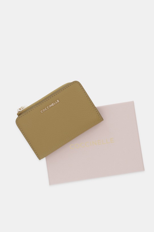 Coccinelle portfel skórzany E2.MW5.17.01.01 zielony