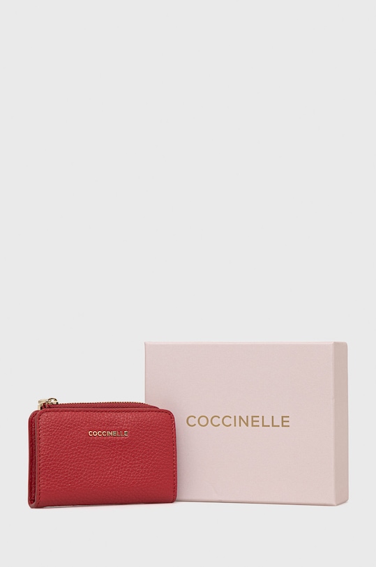 Coccinelle portofel de piele burgundia E2.MW5.17.01.01