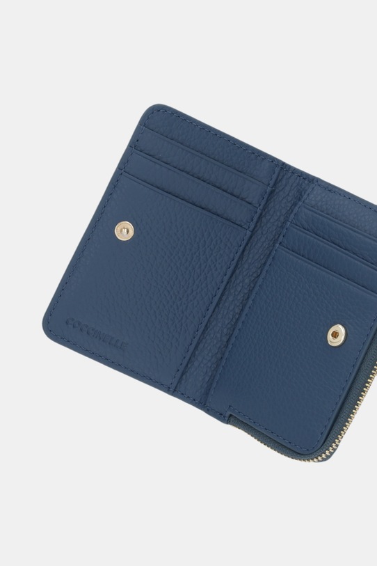 Akcesoria Coccinelle portfel skórzany E2.MW5.17.01.01 niebieski