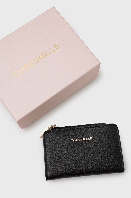 Шкіряний гаманець Coccinelle E2.MW5.17.01.01 чорний