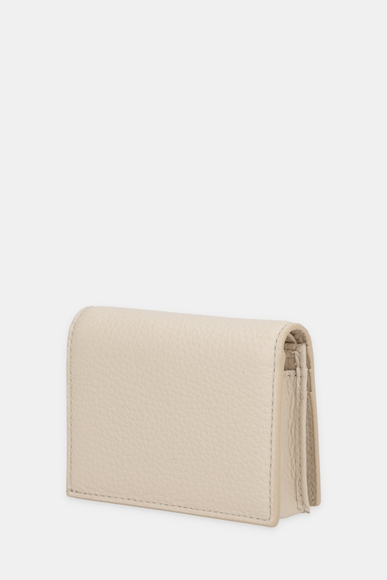 Coccinelle portfel skórzany E2.MW5.17.21.01 beżowy AW25