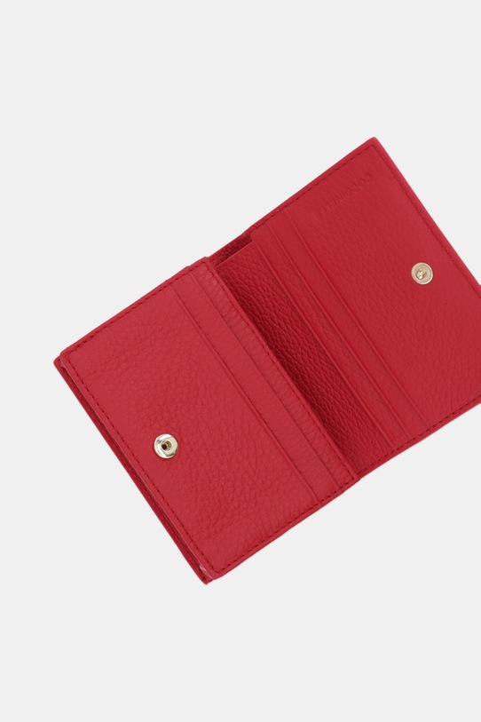 Akcesoria Coccinelle portfel skórzany E2.MW5.17.21.01 czerwony