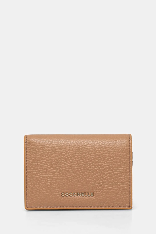 Coccinelle portfel skórzany skóra licowa brązowy E2.MW5.17.21.01