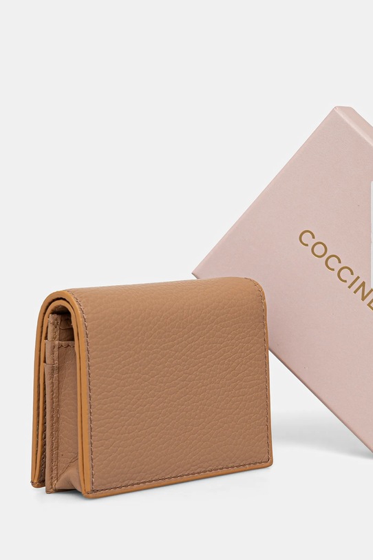 Akcesoria Coccinelle portfel skórzany E2.MW5.17.21.01 brązowy