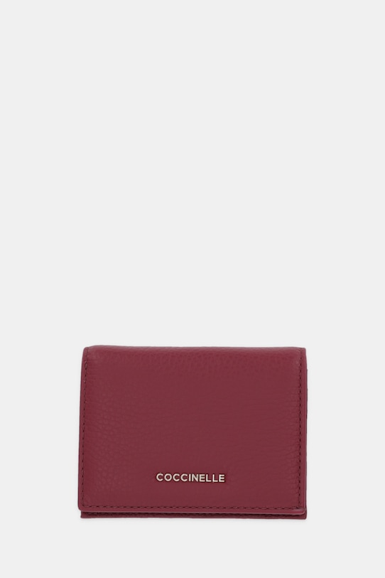 Кожен портфейл Coccinelle гладка кожа бордо E2.MW5.17.21.01