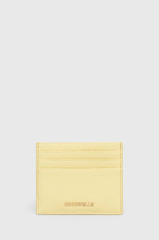 Coccinelle carcasa din piele Gift Box galben E2.MW5.12.95.01