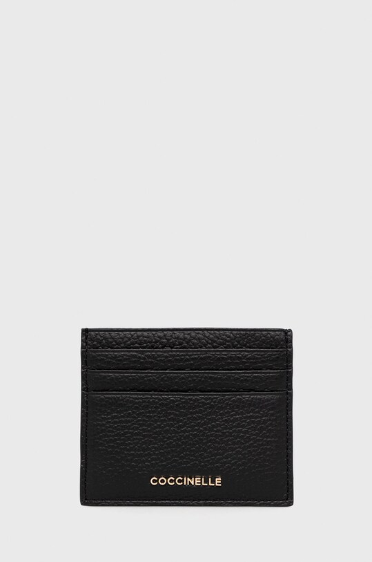 Coccinelle carcasa din piele piele negru E2.MW5.12.95.01