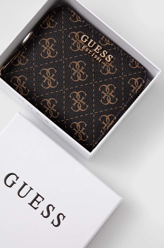 Peňaženka Guess LAUREL SWQE85.00370 hnedá