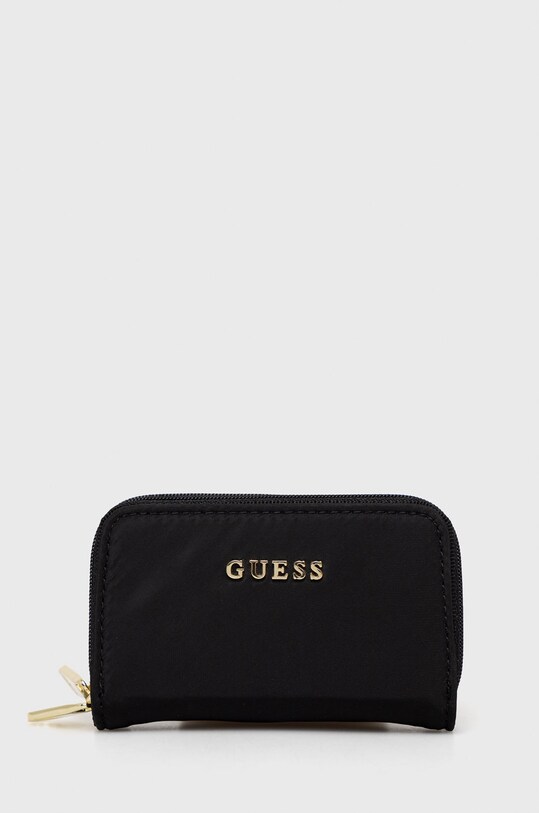 Peňaženka Guess jednofarebný čierna PWEYEN.P2411