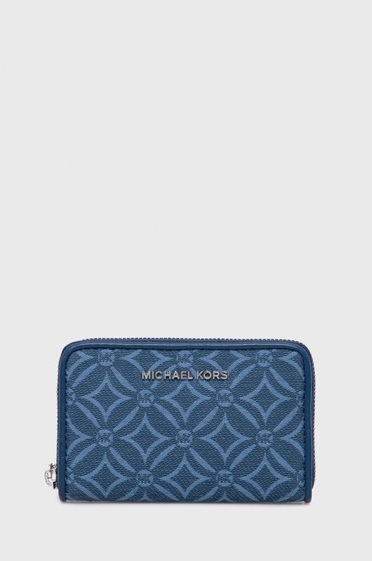 MICHAEL Michael Kors portfel tekstylny niebieski 34F2SJ6D0J