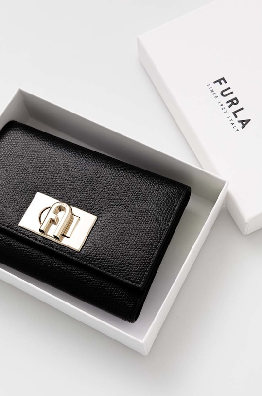 Accesorii Furla portofel de piele WP00225.ARE000.ARES negru