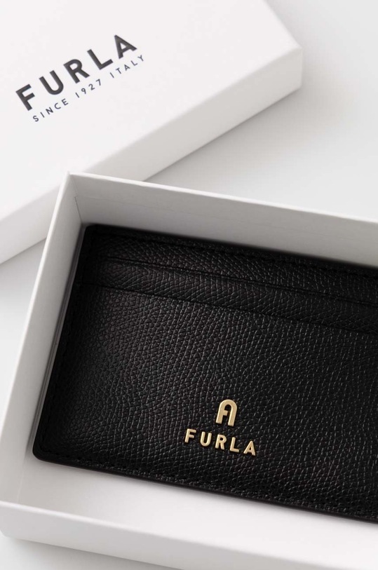 Аксесуари Шкіряний чохол на банківські карти Furla WP00305.ARE000.ARES чорний