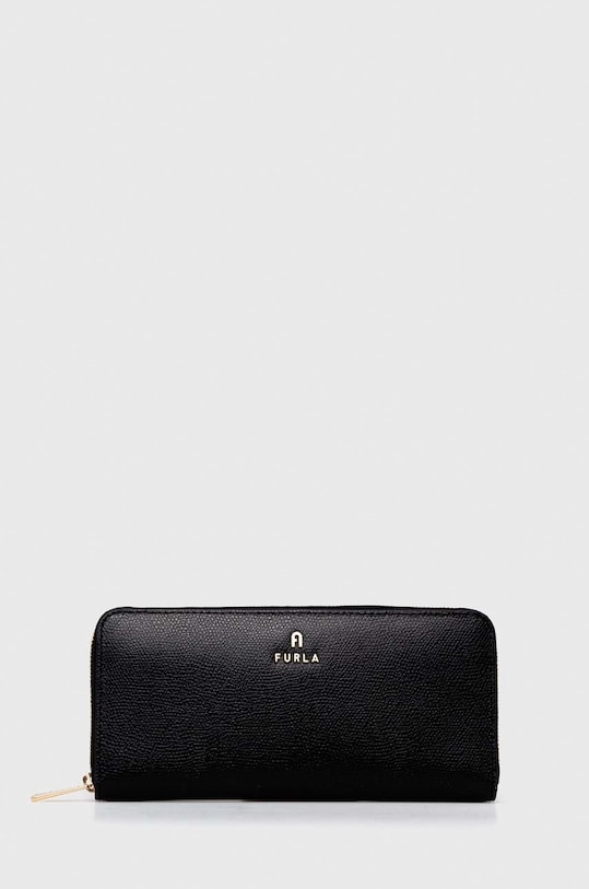 Furla portfel skórzany skóra licowa czarny WP00313.ARE000.ARES