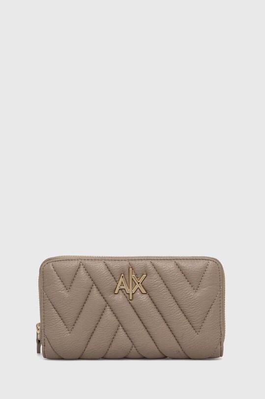 Denarnica Armani Exchange Imitacija zrnatega usnja črna 948068.2F745
