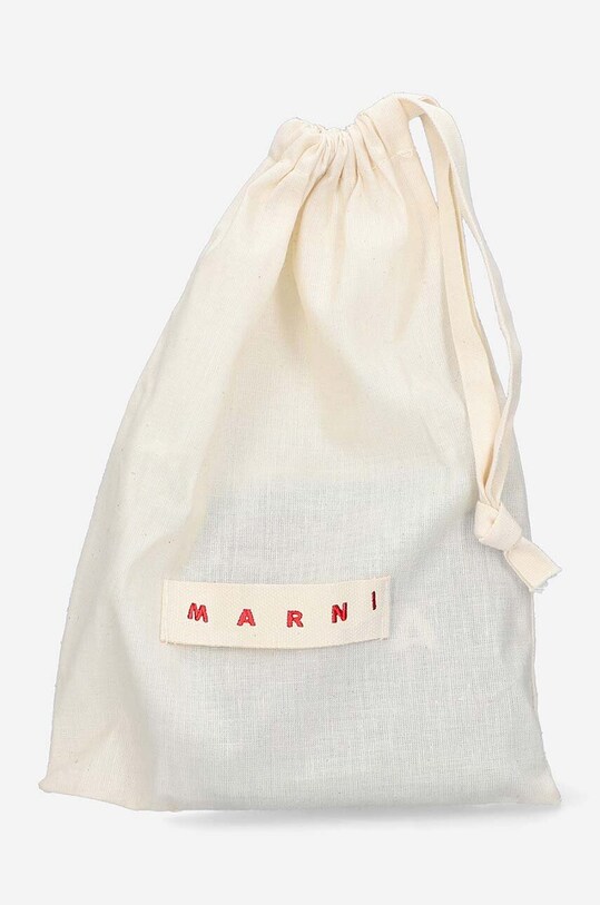 Кожаный кошелек Marni PFMO0058U1.P2644 бежевый