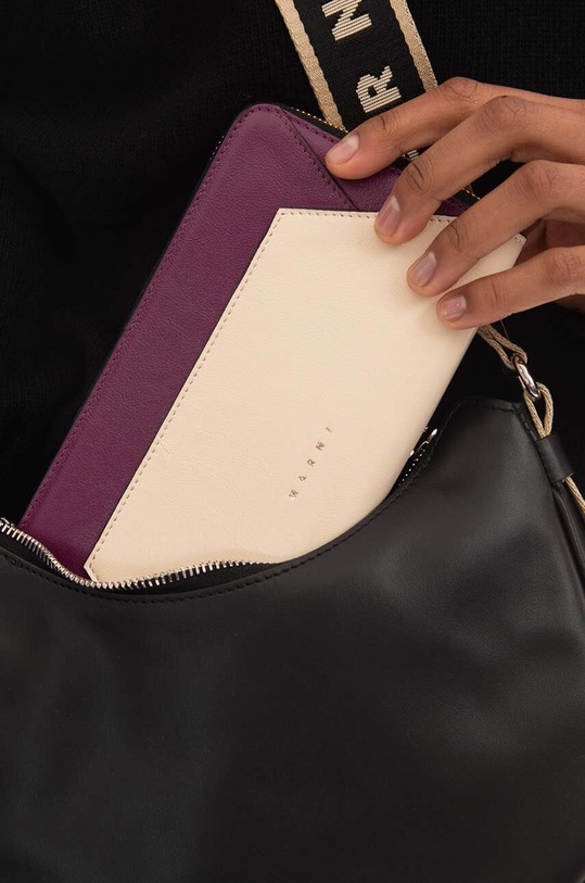 Шкіряний гаманець Marni PFMO0058U1.P2644