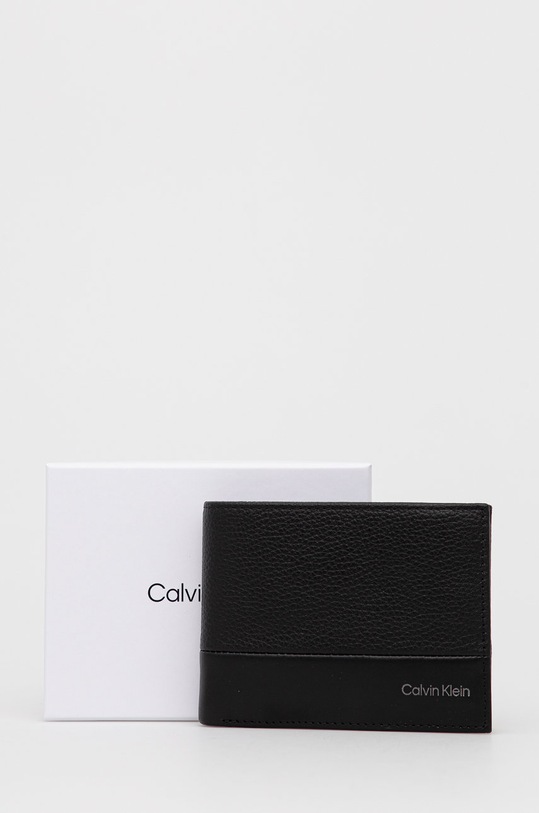 Calvin Klein portfel skórzany czarny K50K509180.9BYY