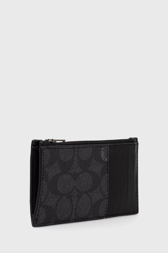 Θήκη για κάρτες Coach C0985 μαύρο AW22