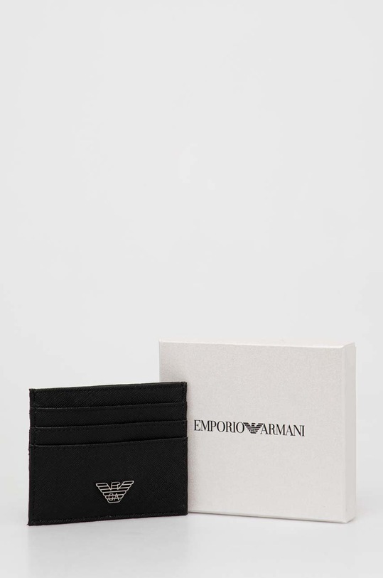 Калъф за карти Emporio Armani черен Y4R173.Y138E