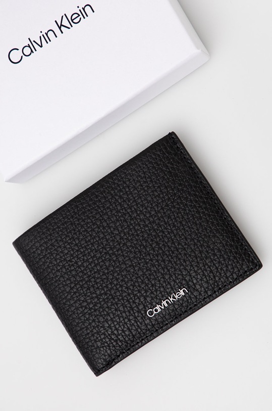Calvin Klein portfel skórzany czarny K50K509620.9BYY