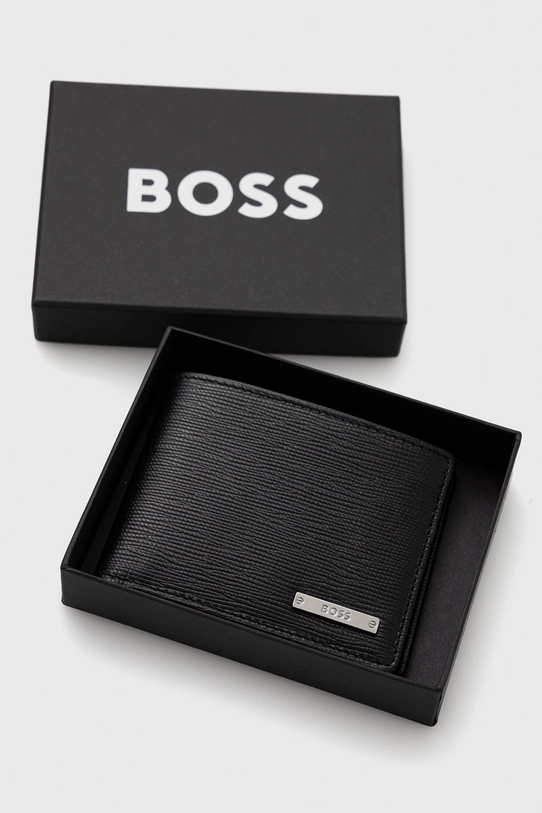 BOSS portofel de piele negru 50470472