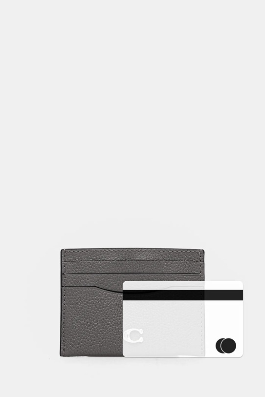 Dodaci Kožni etui za kartice Coach CC129 siva