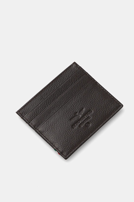 Aeronautica Militare etui na karty skórzane AM106 brązowy SS23