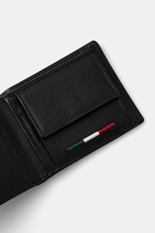 Aeronautica Militare portfel skórzany czarny AM170