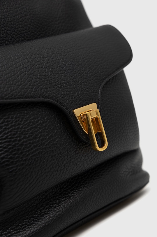 Kožený batoh Coccinelle černá E1.MF6.14.01.01