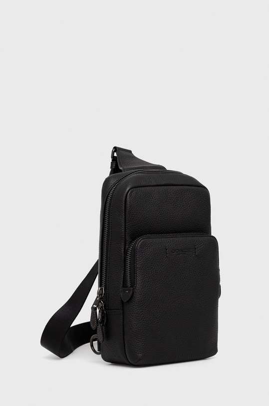 Kožená taška Coach C5331 čierna AW23