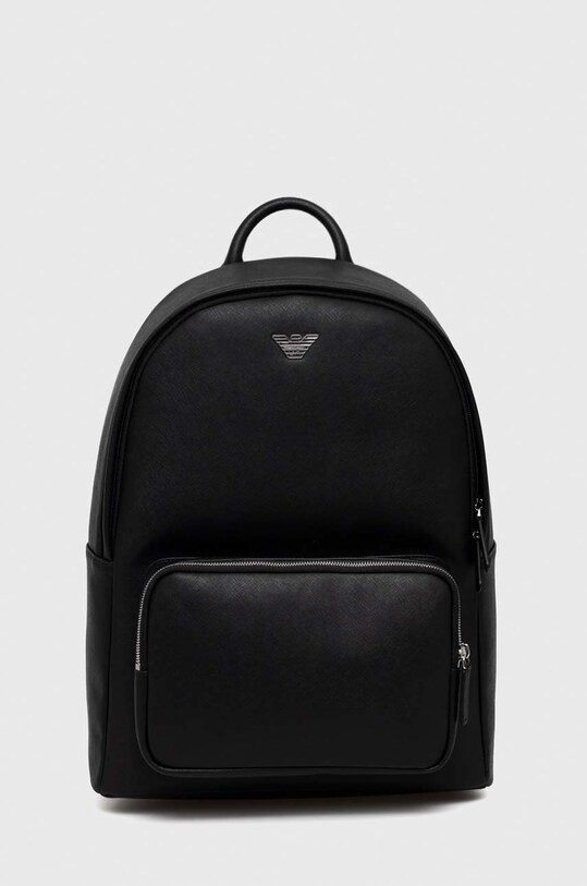 Рюкзак Emporio Armani лицьова шкіра чорний Y4O250.Y138E