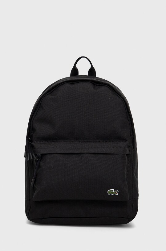 Рюкзак Lacoste гладкий чёрный NH4099NE
