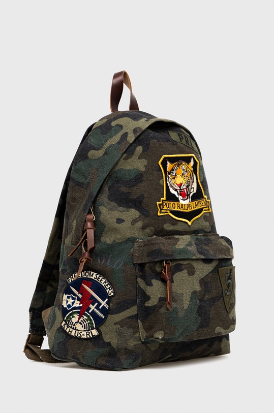 Bavlněný batoh Polo Ralph Lauren 405877073001 zelená AW22