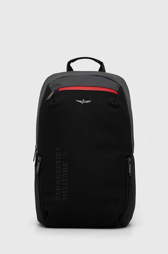 Ruksak Aeronautica Militare textilný čierna AM484