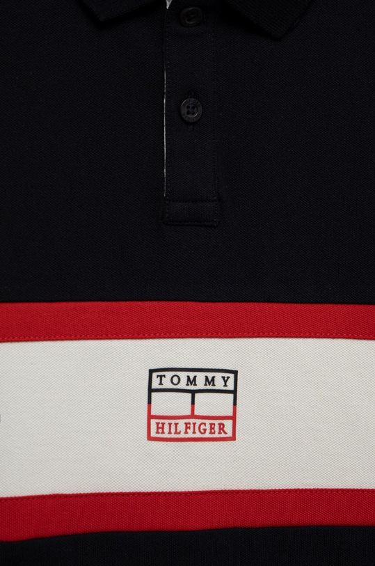 Chłopiec Tommy Hilfiger polo dziecięce KB0KB07499.9BYY granatowy