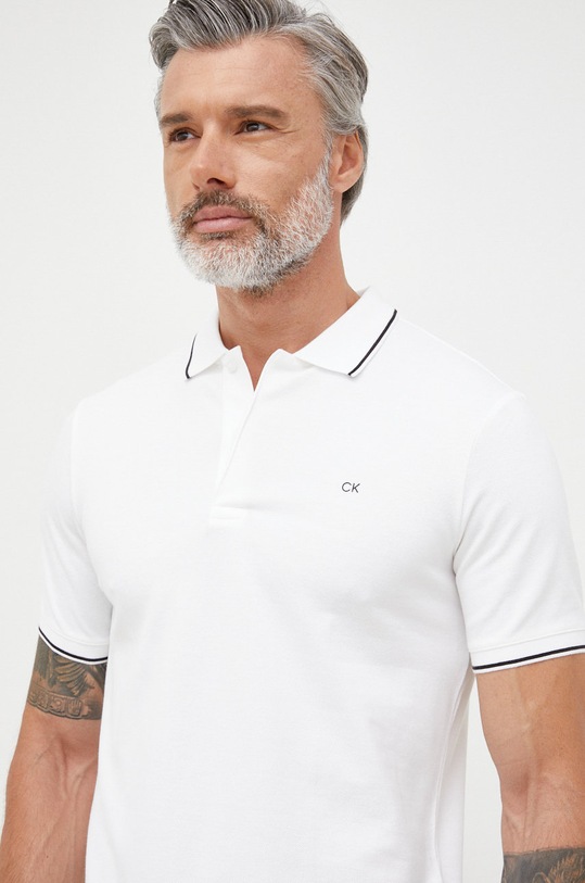 Calvin Klein polo biały K10K108728.9BYY