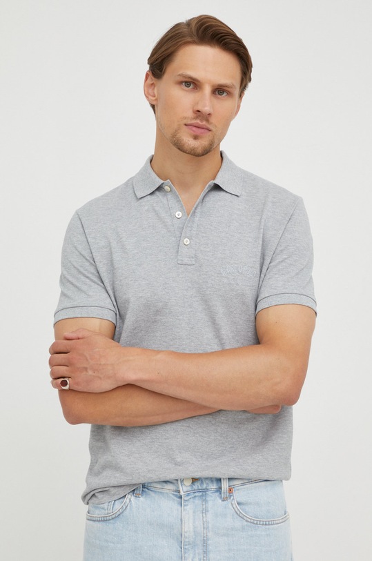 Marc O'Polo polo bawełniane szary 236223053154